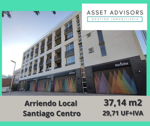 Local De 37 M2 En Pleno Santiago Centro